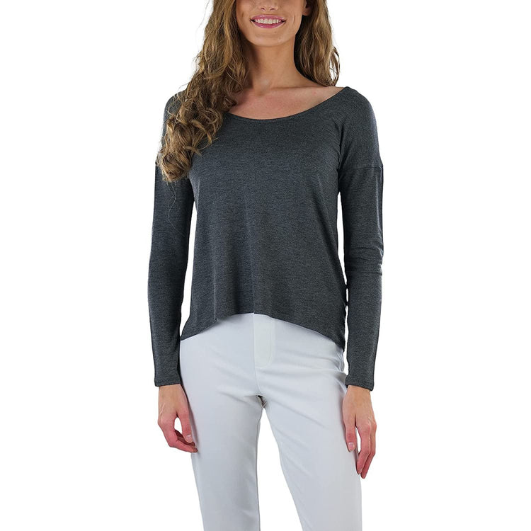 ToBeInStyle Women's Long Sleeve Round Crew Neck T-Shirt