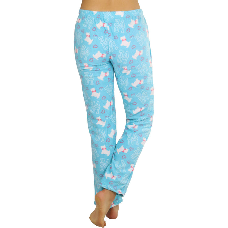 Women's Classic Poly Fabric Ankle Length Pajama Bottoms