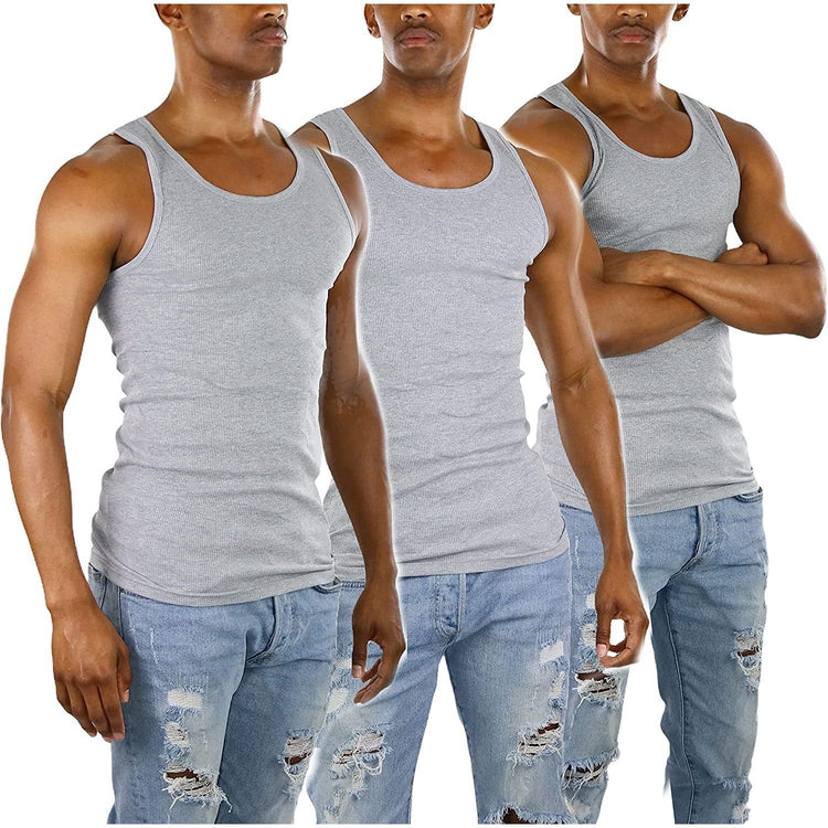 Men's Classic A-Shirt Tank Top Undershirts