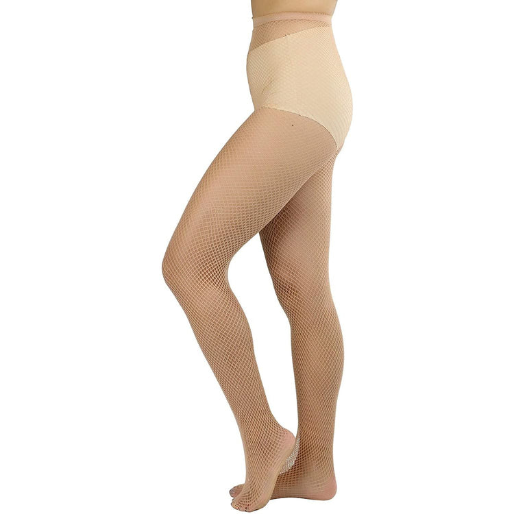 ToBeInStyle Womens Pack of 6 Vibrant Color Nylon Fishnet Pantyhose