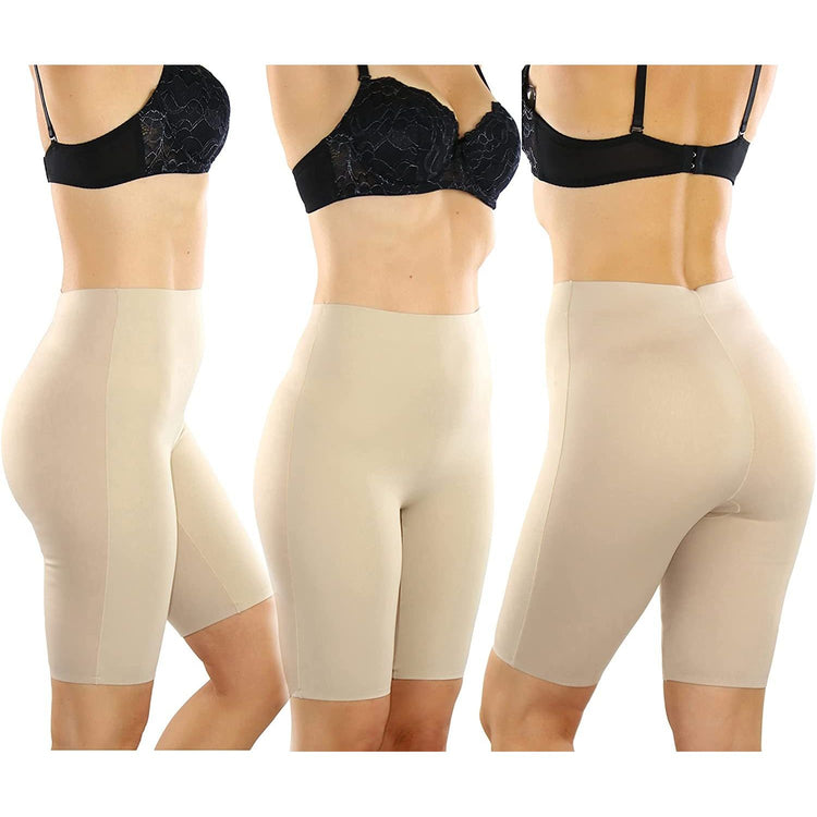 ToBeInStyle Women's High Waisted Smooth and Silky Torso Control Long Leg Shapewear