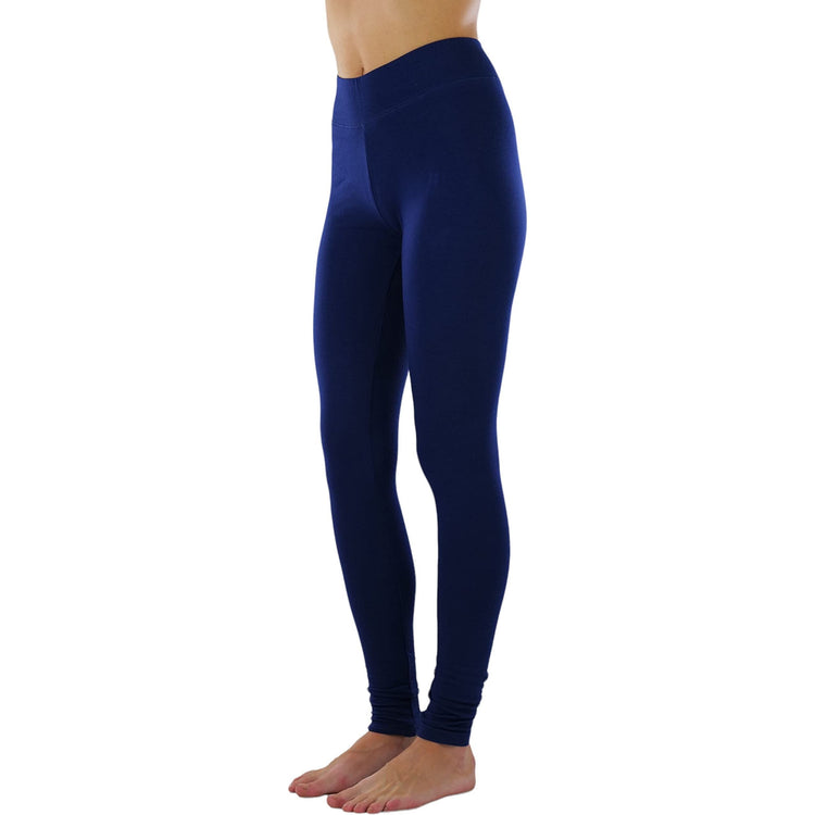 ToBeInStyle Women's Medium Weight Breathable Cotton-Spandex Leggings