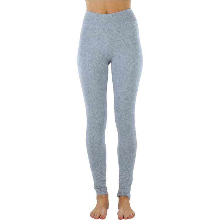 ToBeInStyle Women's Medium Weight Breathable Cotton-Spandex Leggings