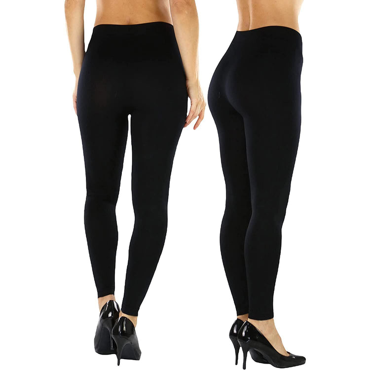 ToBeInStyle Women's Footless Elastic Stretch Leggings