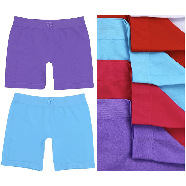 Girls' Pack of 6 Seamless Layering Shorts