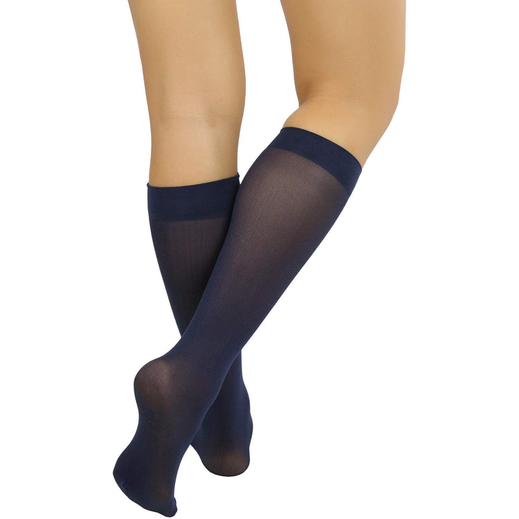 Womens Pack of 6 Knee High Trouser Professional Socks