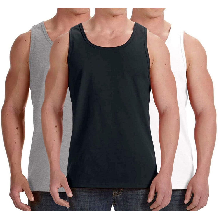 Men's Pack of 3 Muscle Tank Tops