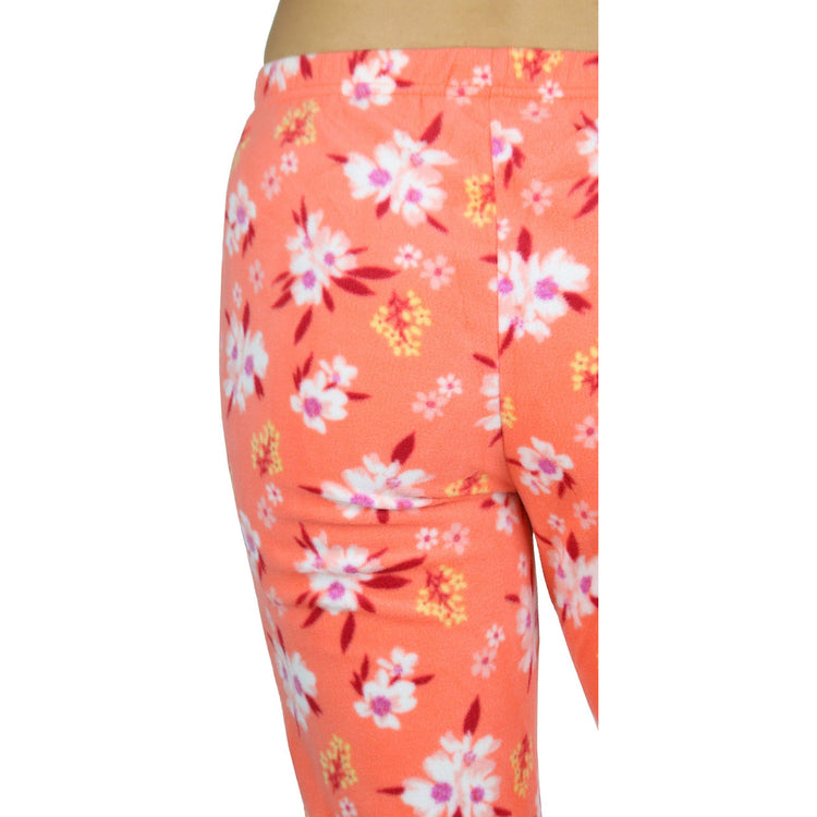 Women's Classic Poly Fabric Ankle Length Pajama Bottoms