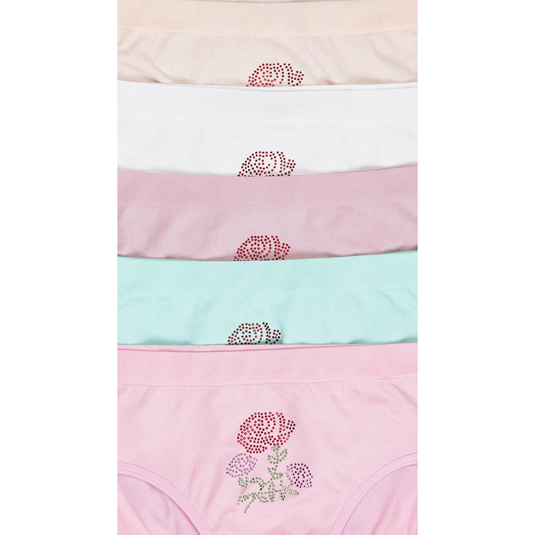 Women’s Pack of 6 Comfortable Bikini Brief Panties