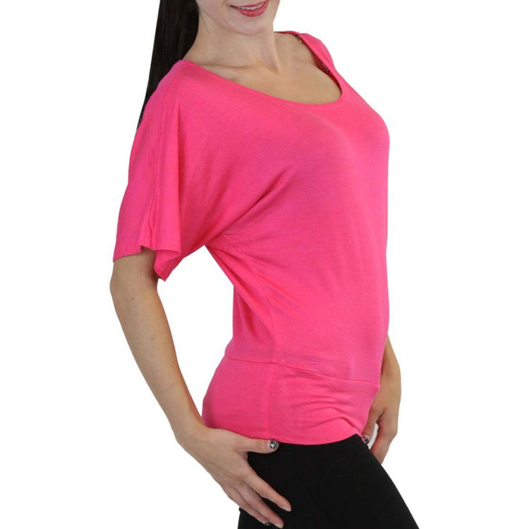 Women's Oversized Off The Shoulder Dolman Blouse