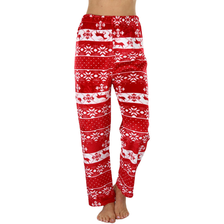 Women's Poly Fabric Ankle Length Pajama Bottoms