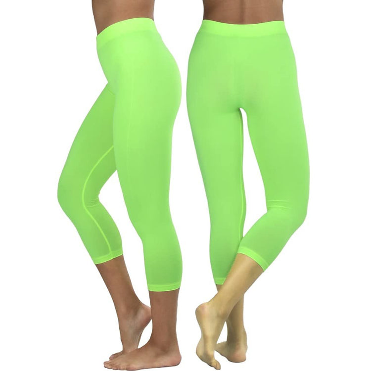 Women’s Capri Length Seamless Lightweight Stretch Leggings