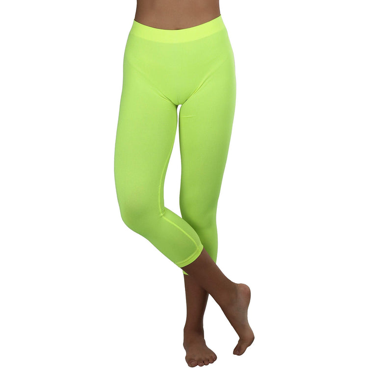 Women’s Capri Length Seamless Lightweight Stretch Leggings