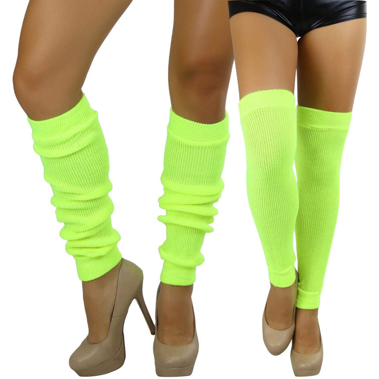 Women's Long Thigh High Separated Leg Warmers