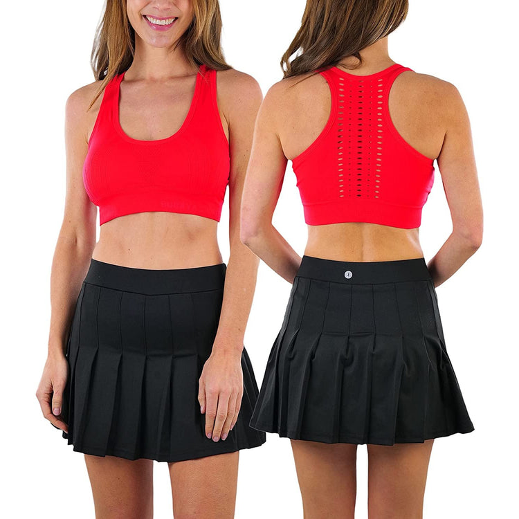 ToBeInStyle Women’s Pack of 6 Comfortable and Supportive Racerback Sports Bras