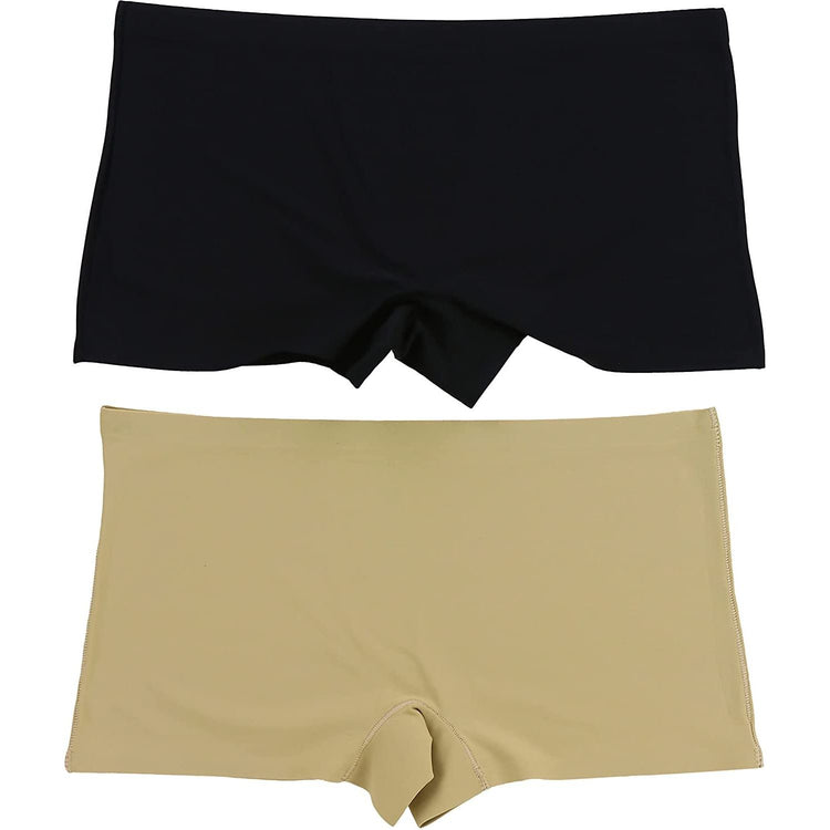 ToBeInStyle Womenโs Pack of 6 Comfortable No Panty Line Laser Cut Boyshorts