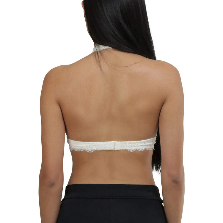 Women's Sheer Lace Halter Top Bralette