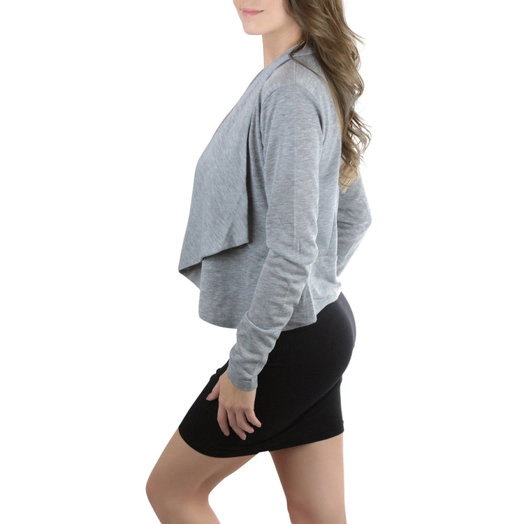 Women's Draped Front Cardigan