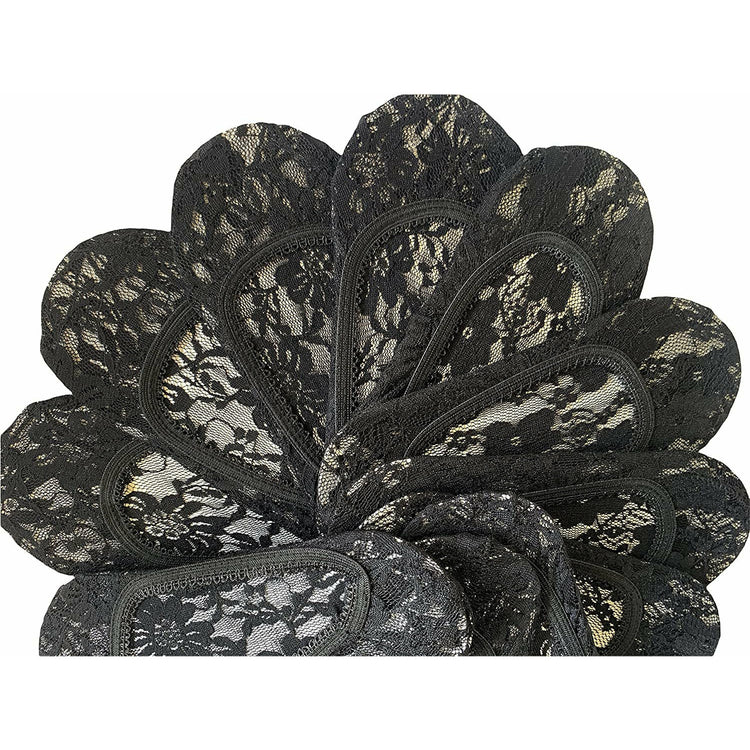 ToBeInStyle Women's Pack of 6 Floral Sheer Shoe Liner Footie