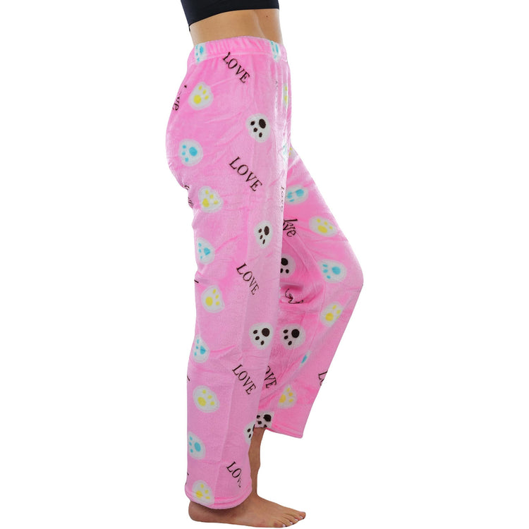 Women's Poly Fabric Ankle Length Pajama Bottoms