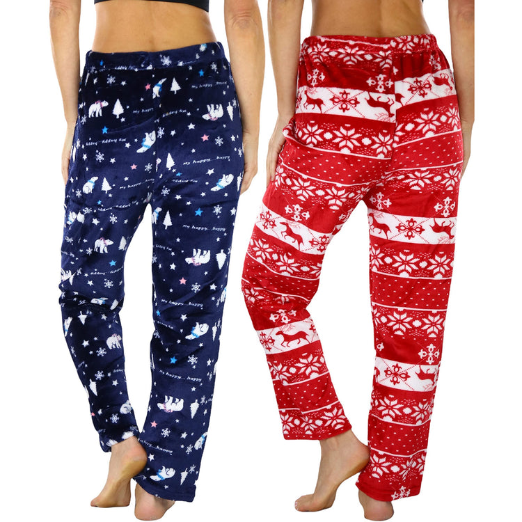 Women's Poly Fabric Ankle Length Pajama Bottoms