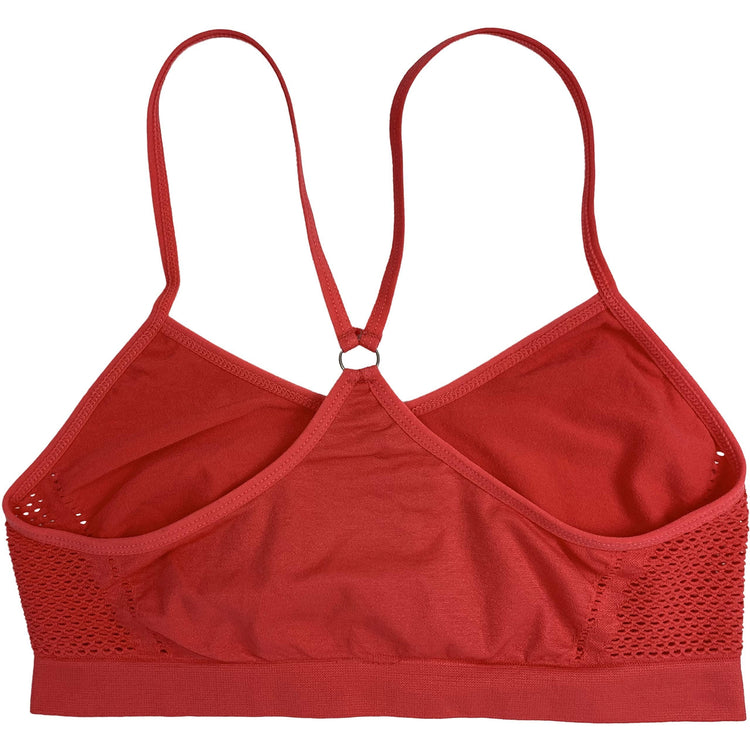 Womens Pack of 6 Non-Padded Adjustable Strap Bras