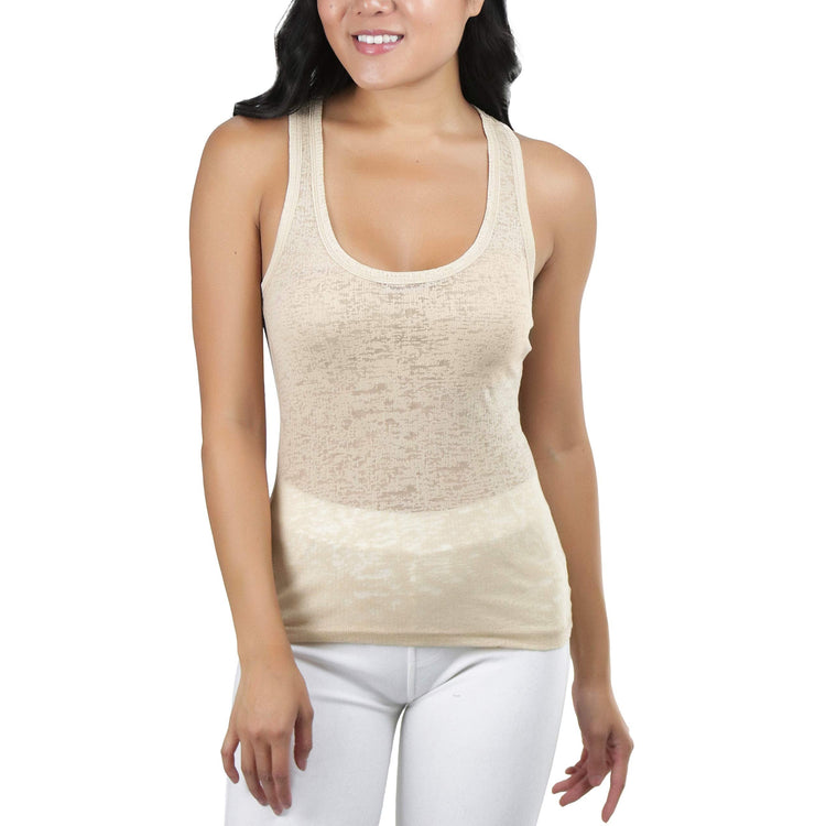 Women's Burnout Tank Top