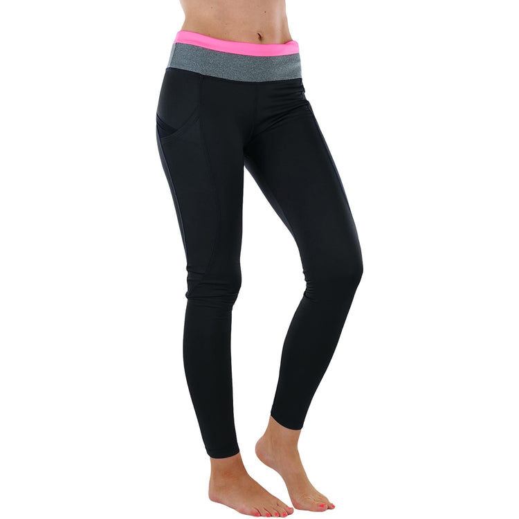 Women's Active Compression Leggings With Side Pocket