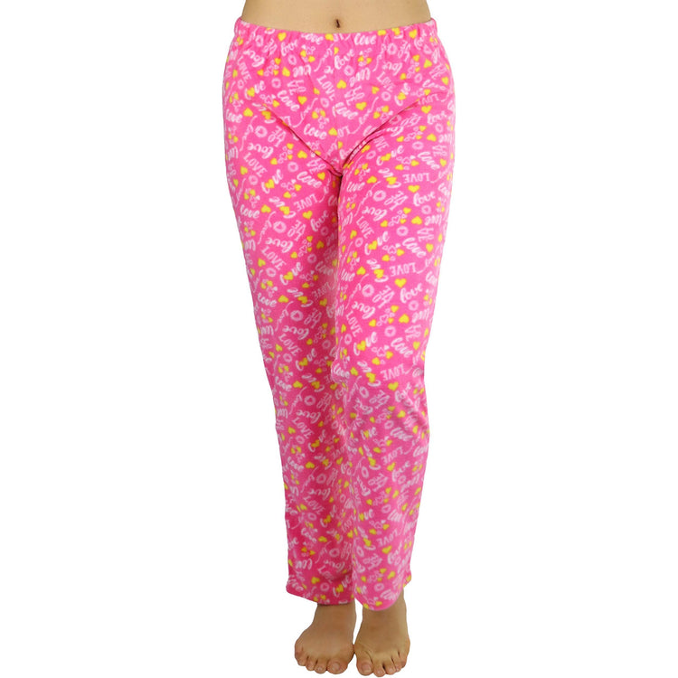 Women's Classic Poly Fabric Ankle Length Pajama Bottoms