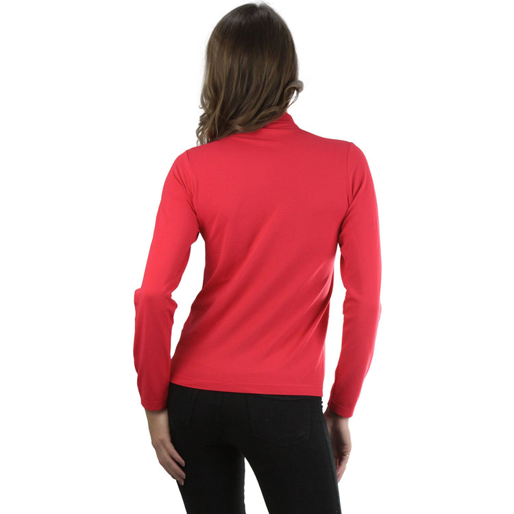 Women's Long Sleeve Turtle Neck Top