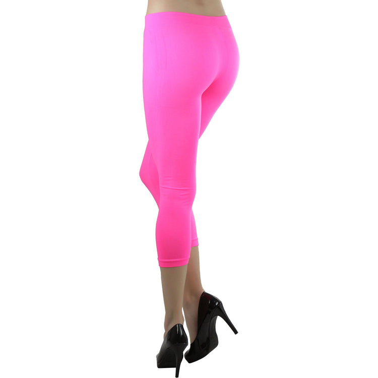 Women’s Capri Length Seamless Lightweight Stretch Leggings