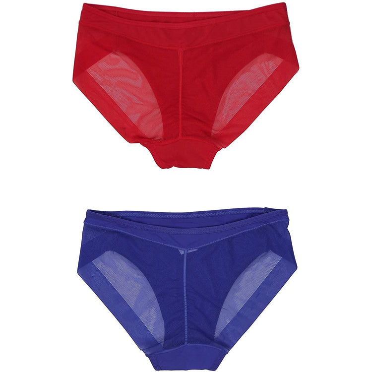 ToBeInStyle Womenโs Pack of 6 Comfortable No Panty Line Laser Cut Boyshorts
