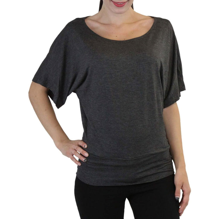 Women's Oversized Off The Shoulder Dolman Blouse