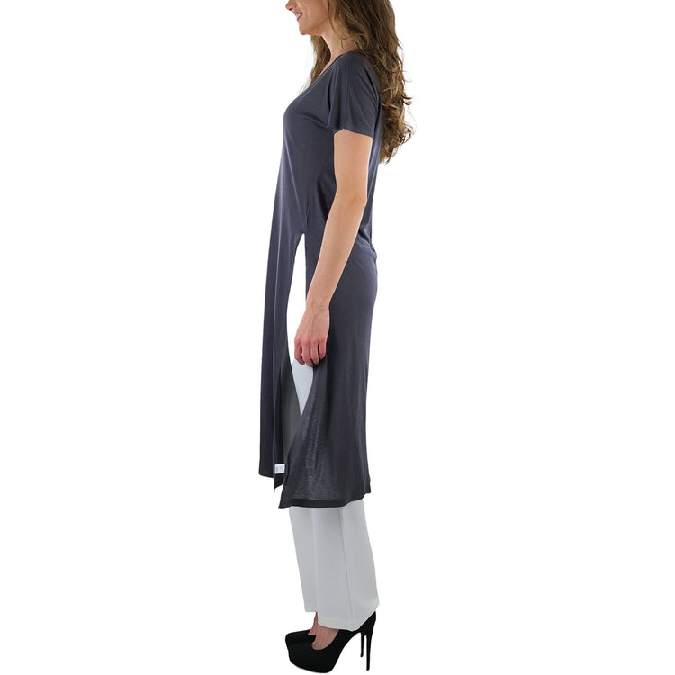 Women's Longline High-Slit Top