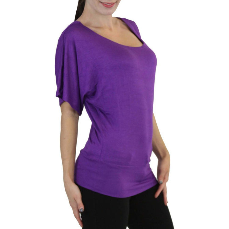Women's Oversized Off The Shoulder Dolman Blouse