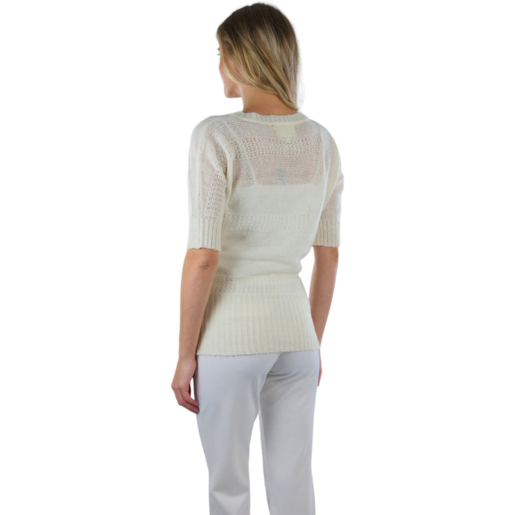 Women's Soft Knit V-Neck Sweater Warm Knit Tunic