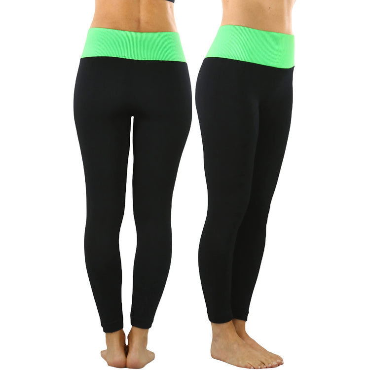 Women's High Waist Fleece Lined Ankle Length Leggings