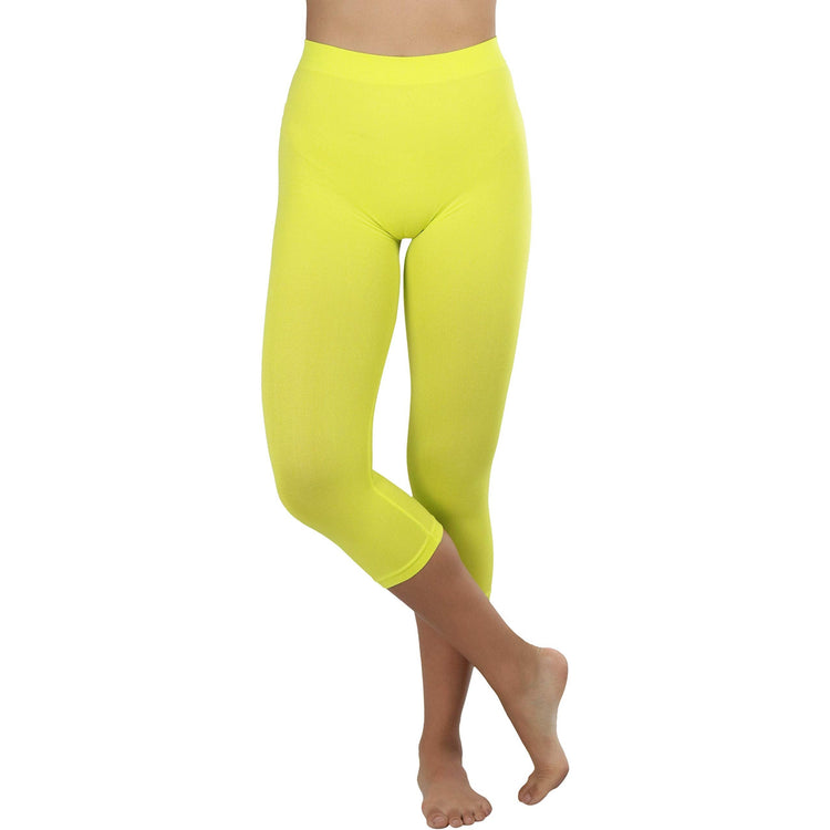 Women’s Capri Length Seamless Lightweight Stretch Leggings