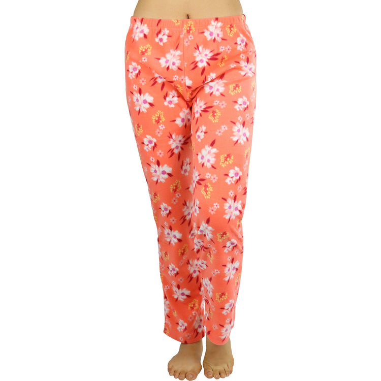 Women's Classic Poly Fabric Ankle Length Pajama Bottoms