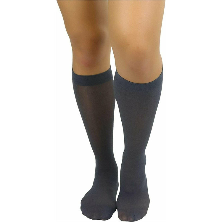 Womens Pack of 6 Knee High Trouser Professional Socks