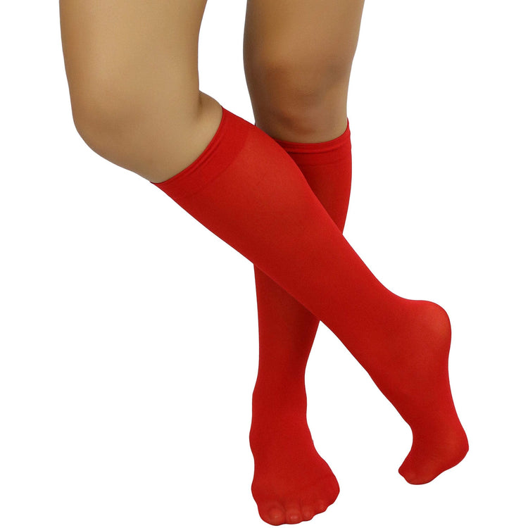 Womens Pack of 6 Knee High Trouser Professional Socks