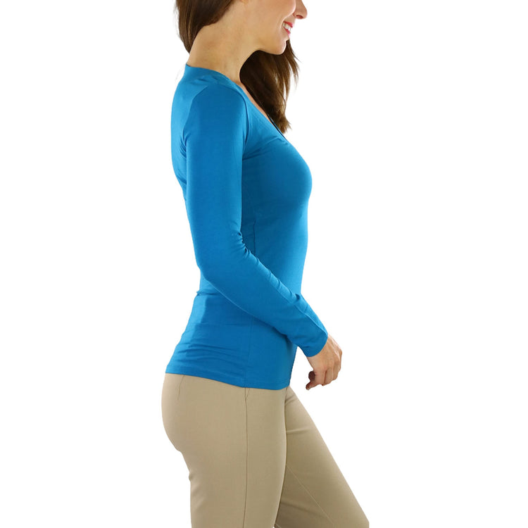 Women's Long Sleeve V-Neck T-Shirt