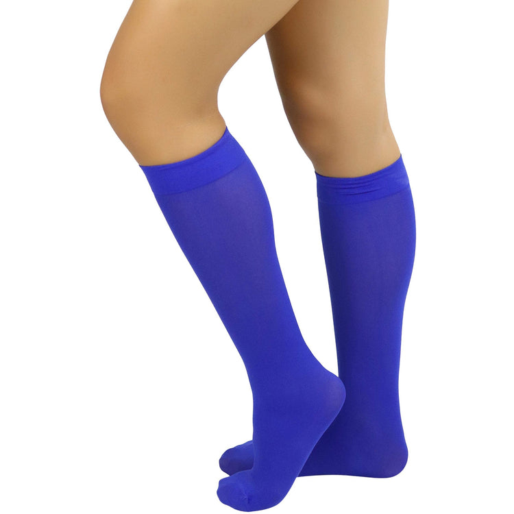 Womens Pack of 6 Knee High Trouser Professional Socks