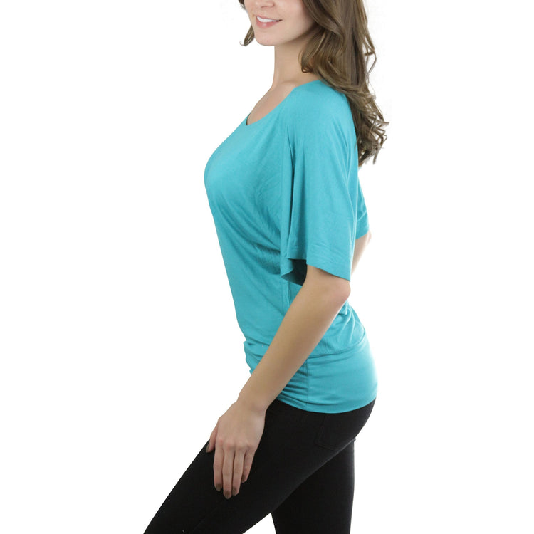 Women's Oversized Off The Shoulder Dolman Blouse