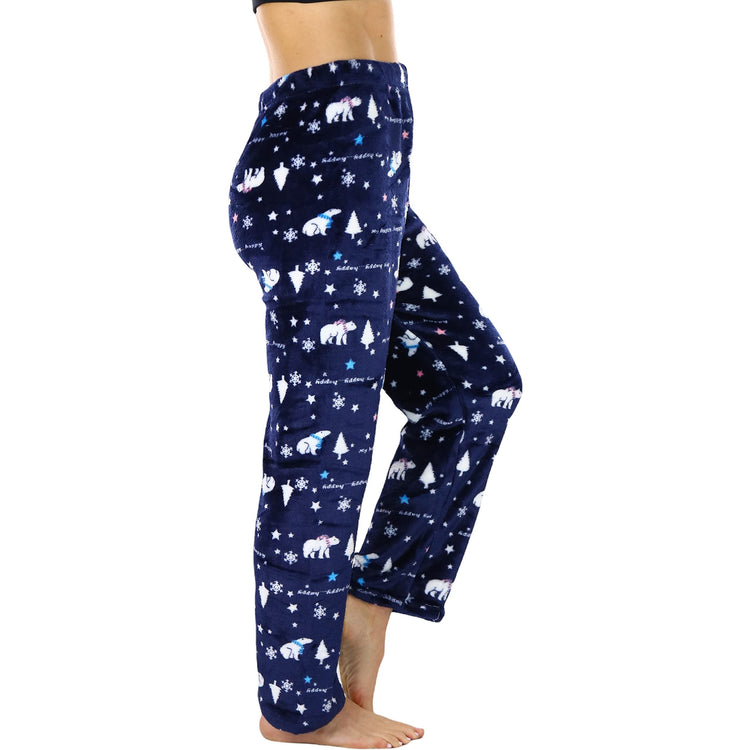 Women's Poly Fabric Ankle Length Pajama Bottoms
