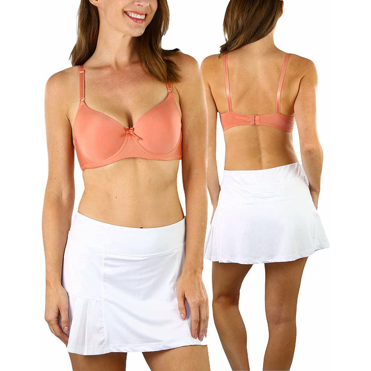 ToBeInStyle Women's Pack of 6 Classic Smooth Silhouette Bras