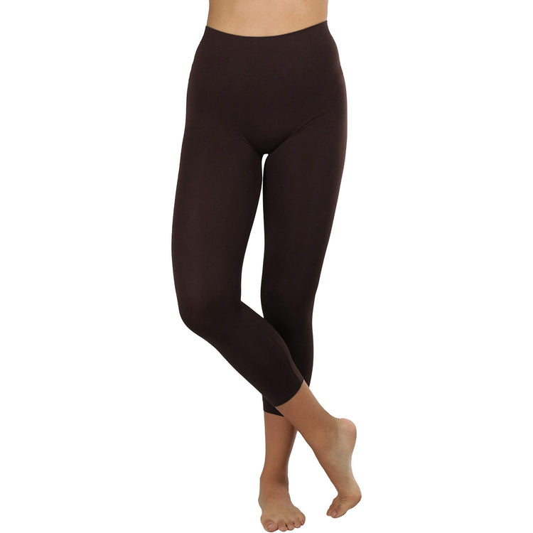 Women’s Capri Length Seamless Lightweight Stretch Leggings