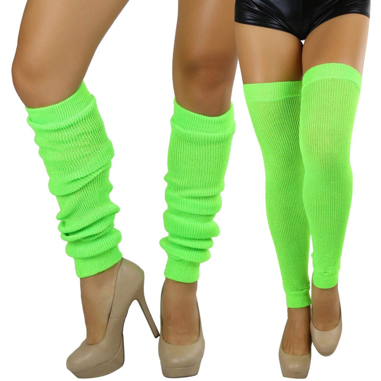 Women's Long Thigh High Separated Leg Warmers