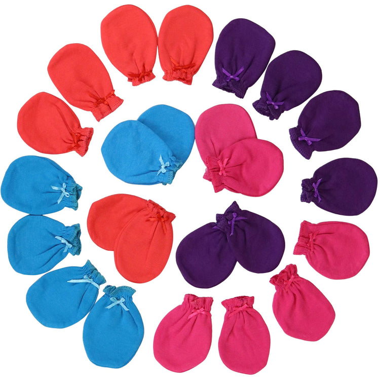 Newborn Baby Comfy Cotton Mitten Gloves