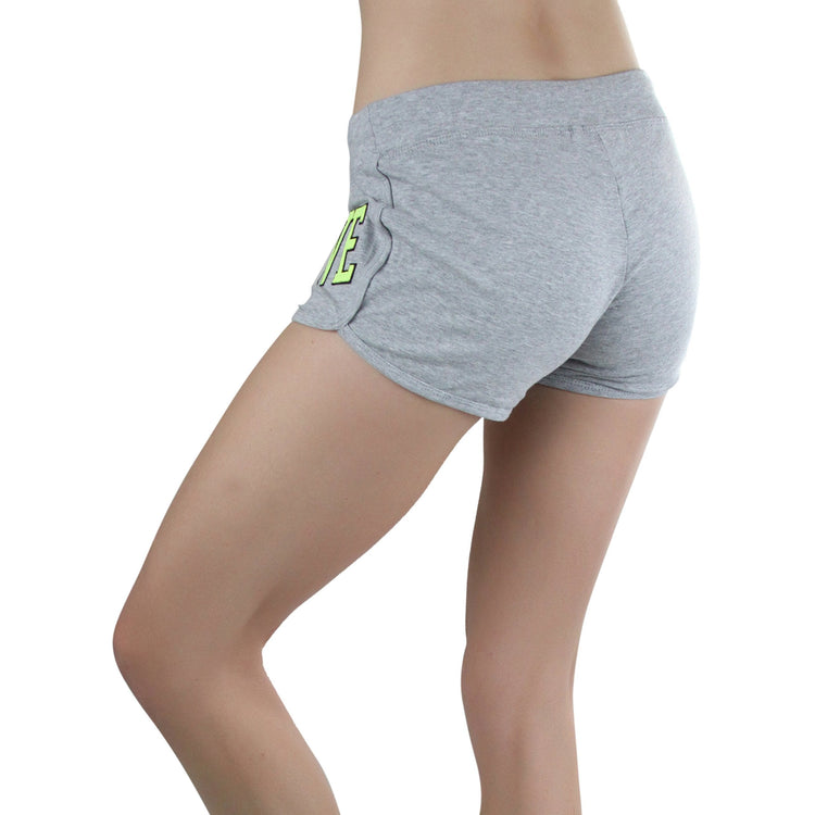 ToBeInStyle Women’s Athletic Chic Drawstring Elastic Waist Yoga Mini Shorts